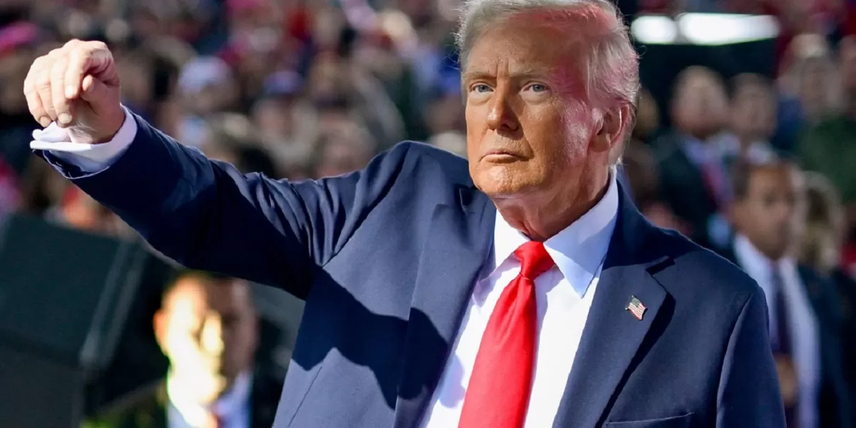 Presiden AS Donald Trump. Delegasi 55 negara menghadiri forum FORGE membahas kerja sama perdagangan mineral kritis dan stabilitas pasar global. (Facebook.com @DonaldTrump)