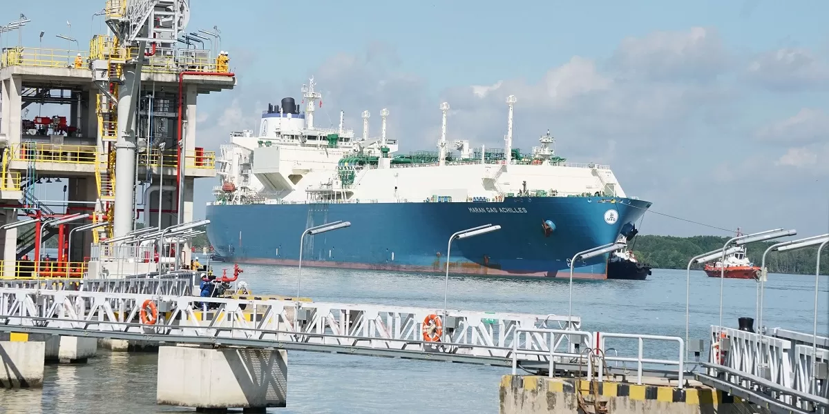 Terminal LNG Thi Vai di Ba Ria-Vung Tau menjadi fasilitas LNG pertama Vietnam yang menopang transisi energi bersih nasional. (Dok. pvgas.com.vn)