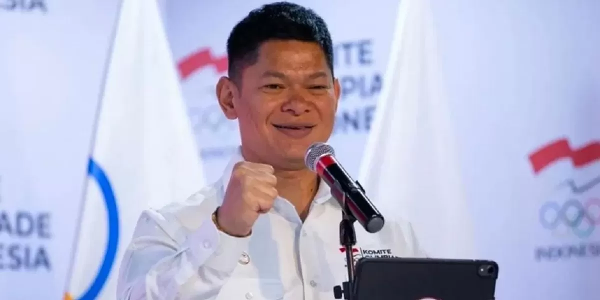 Ketua Komite Olimpiade Indonesia (KOI) Raja Sapta Oktohari. Timnas Indonesia U-23 berpotensi kehilangan panggung Asian Games sebagai ajang pembuktian kualitas pemain muda nasional. (Dok. Instagram @rajasaptaokto)