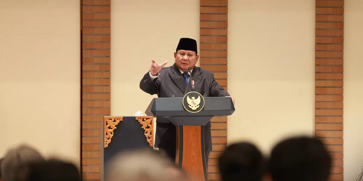 Langkah pemerintah membentuk satgas hambatan investasi disampaikan Presiden Prabowo untuk menjamin kemudahan berusaha Indonesia. (Dok. Bakom RI)