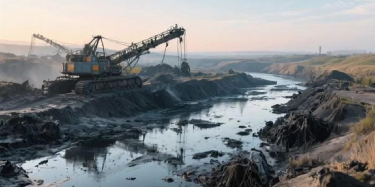 Ilustrasi Pertambangan. Kejagung mendalami dugaan korupsi izin tambang Konawe Utara melalui penggeledahan sejumlah lokasi terkait. (Dok. Kreasi Dola AI)