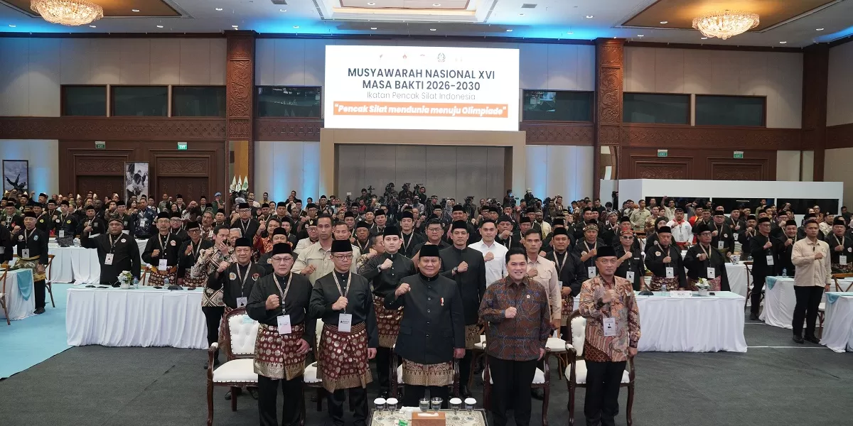 Prabowo Subianto membuka Munas IPSI dan menyoroti peran Indonesia sebagai pusat pembelajaran pencak silat dunia (Dok. Bakom RI) (Dok. Bakom RI)