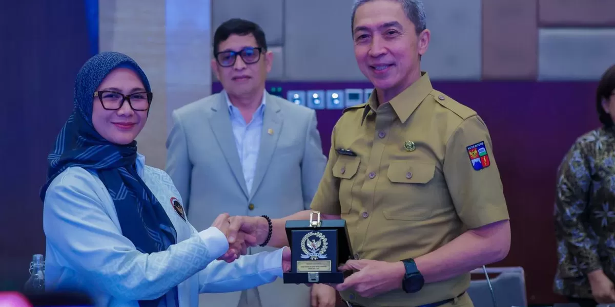 Wali Kota Bogor Dedie A. Rachim menghadiri pertemuan Pemda se Jawa Barat dan DPR RI membahas implementasi Satu Data Indonesia. (Ist)