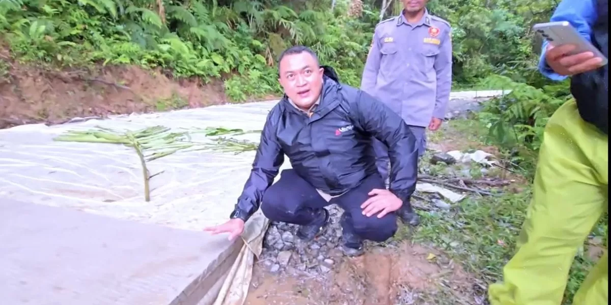 Jalan Nirmala mulus, wisatawan padati kawasan Malasari saat libur Lebaran (Ist)