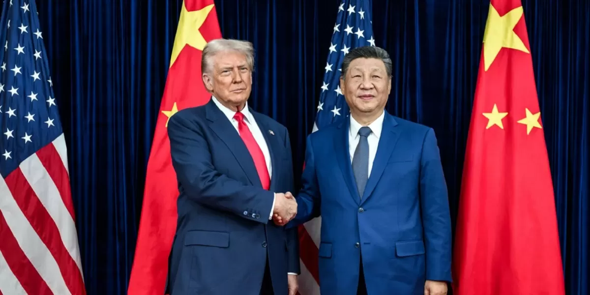 Donald Trump dan Xi Jinping. Persaingan geopolitik antara Washington dan Beijing kini berfokus pada teknologi, perdagangan, dan stabilitas ekonomi global jangka panjang. (Dok. whitehouse.gov)