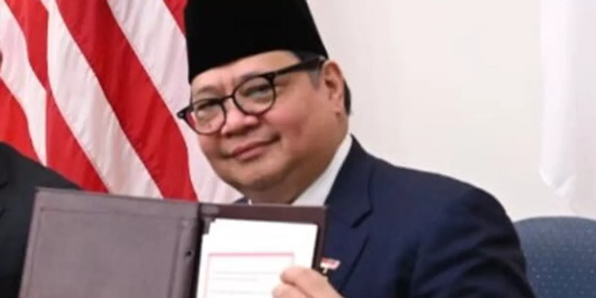 Menko Perekonomian Airlangga Hartarto. Negosiasi perdagangan Indonesia Amerika Serikat memasuki fase krusial selama masa ratifikasi perjanjian dagang enam puluh hari ke depan. (Dok. Instagram.com @airlanggahartarto)