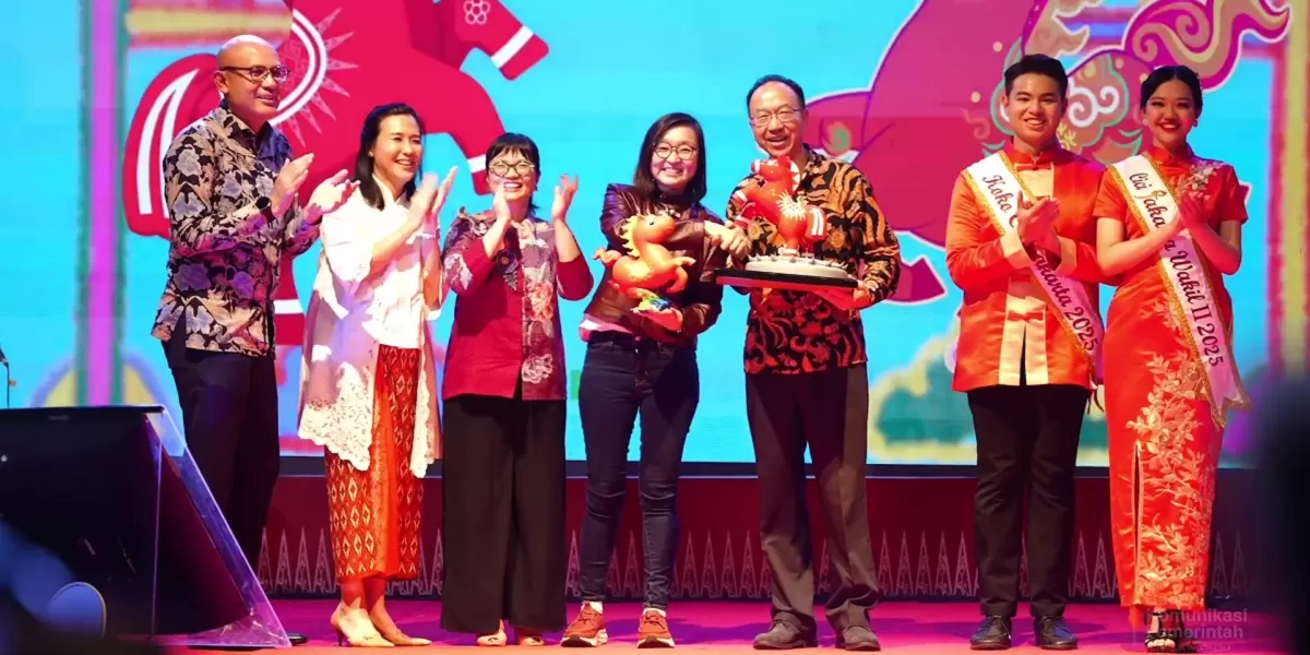 Kemeriahan Imlek Festival Nusantara menghadirkan kolaborasi budaya sebagai strategi diplomasi kreatif Indonesia memperkuat hubungan bilateral Tiongkok. (Dok. Panitia Imlek Festival 2577)