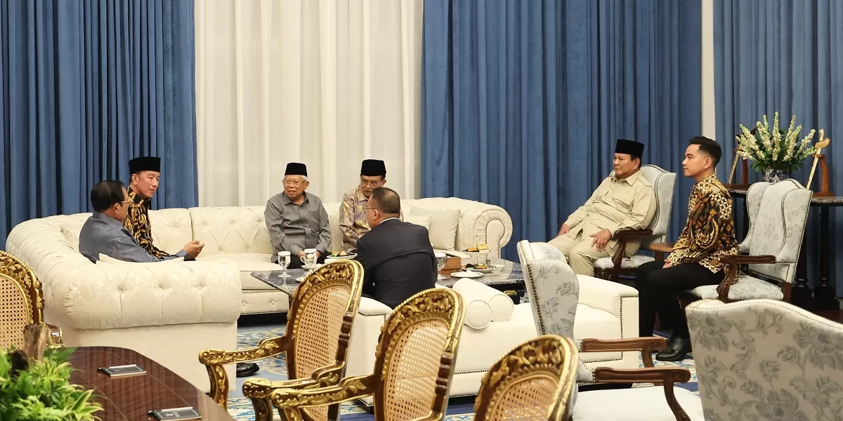 Momen pertemuan tokoh bangsa bersama Presiden Prabowo Subianto memperlihatkan konsolidasi nasional menghadapi ketidakpastian geopolitik dunia.  (Dok. Bakom RI)