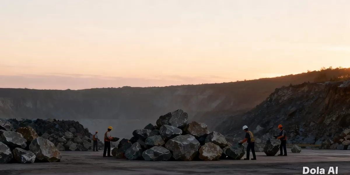 Ilustrasi Komoditas batu bara. Aktivitas pertambangan batu bara di Indonesia menjadi bagian dari target produksi nasional RKAB 2024&ndash;2026 untuk menjaga pasokan energi domestik. (Dok. Kreasi Dola AI)