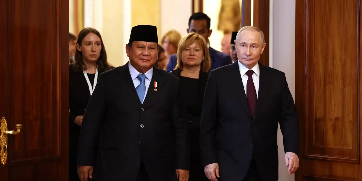Presiden Prabowo Subianto bertemu Vladimir Putin di Kremlin membahas kerja sama strategis Indonesia Rusia lintas sektor global, (Dok. Bakom RI)