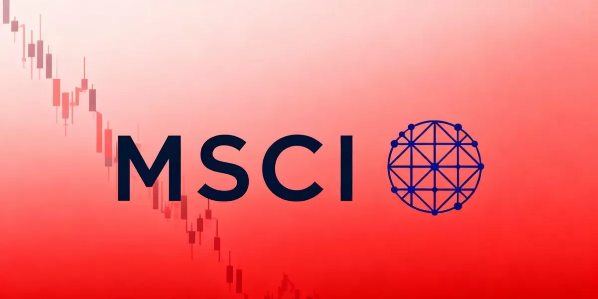 Logo Morgsn Stanley Capital Internasional (MSCI). Pelaku pasar mencermati pergerakan saham unggulan setelah MSCI mengumumkan evaluasi status Indonesia. (Dok. Dola AI)