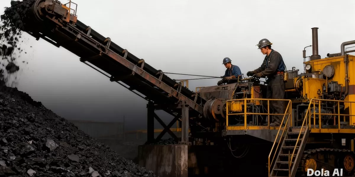 Ilustrasi tambang batubara. Industri Batubara Soroti RKAB 2026, Risiko PHK dan Tekanan Keuangan Korporasi Tambang Jadi Kekhawatiran (Dok. Kreasi Dola AI)
