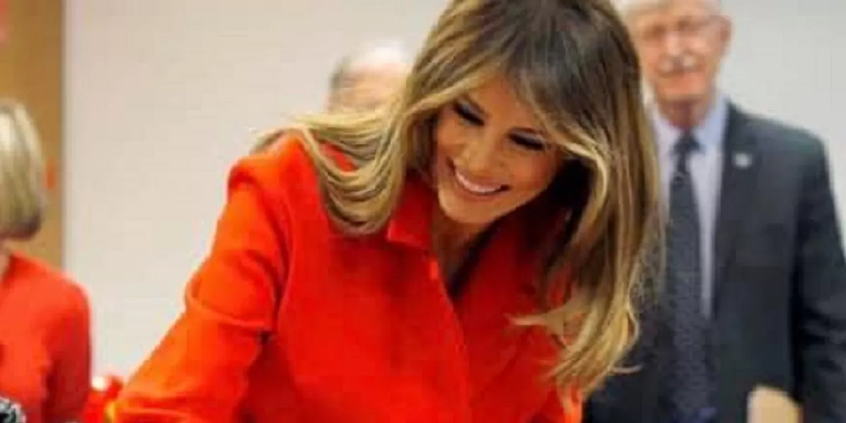 Ibu Negara AS, Melania Trump.Sidang Dewan Keamanan PBB bertema Children, Technology, and Education in Conflict dipimpin Melania Trump dengan fokus perlindungan pendidikan anak di wilayah konflik dunia. (instagram.com @melaniatrump)