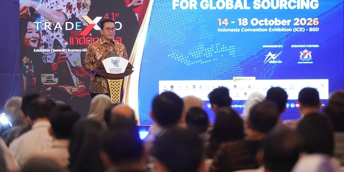 Trade Expo Indonesia ke-41 diproyeksikan menjadi pusat global sourcing yang mempertemukan eksportir Indonesia dengan buyer internasional untuk memperluas peluang pasar ekspor nasional.  (Dok. TEI 2026)