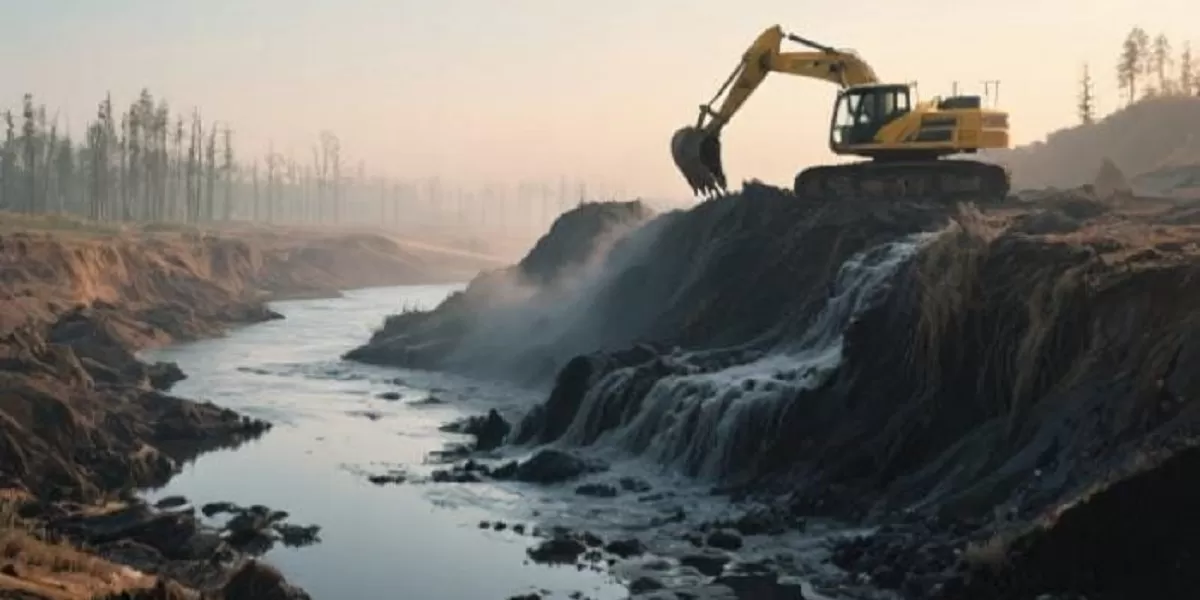 Ilustrasi Pertambangan, Izin Tambang Konawe Utara Diselidiki, Kejagung Periksa Saksi dan Geledah Sejumlah Kantor. (Dok. Kreasi Dola AI)