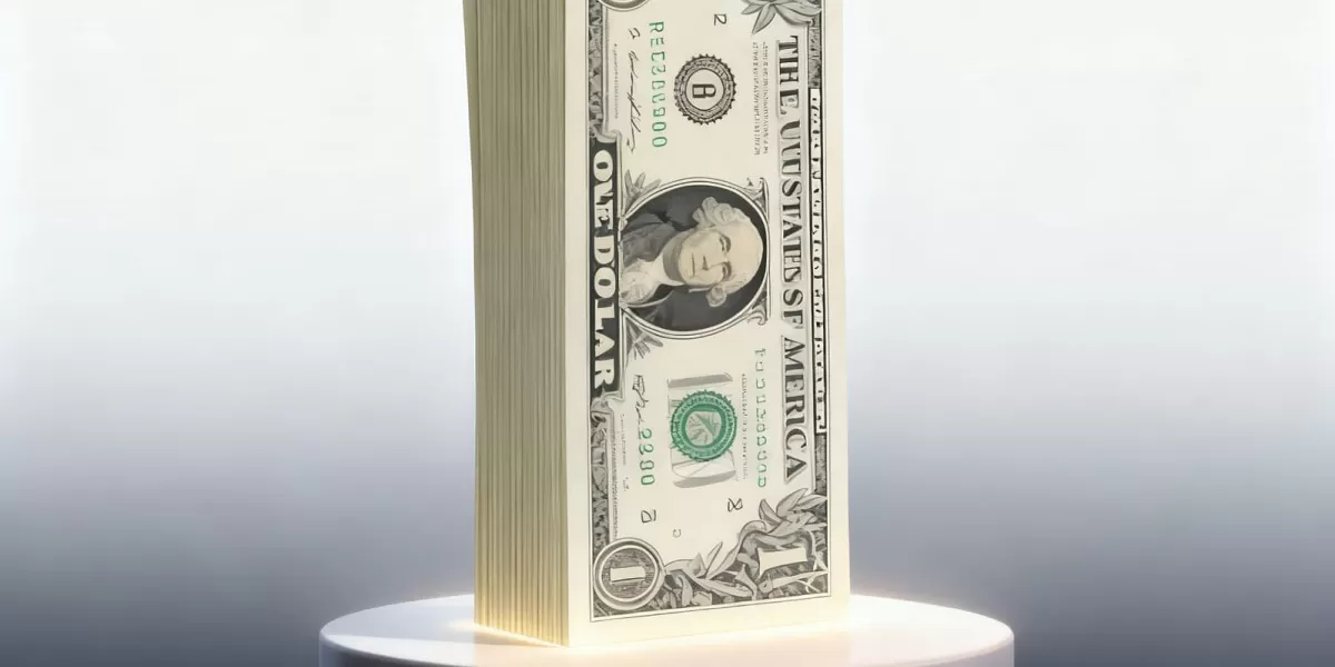 Ilustrasi Dola AS. 1. Layar kurs menunjukkan rupiah menyentuh rekor terlemah Rp16.997 per Dolar AS di tengah tekanan fiskal dan sentimen global.   (Dok. Kreasi Dola AI)