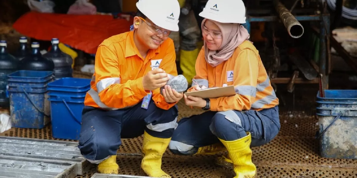 Aktivitas operasional Tambang Emas Martabe di Tapanuli Selatan sebelum pemerintah resmi mencabut IUP pada Januari 2026. (Dok. agincourtresources.com)