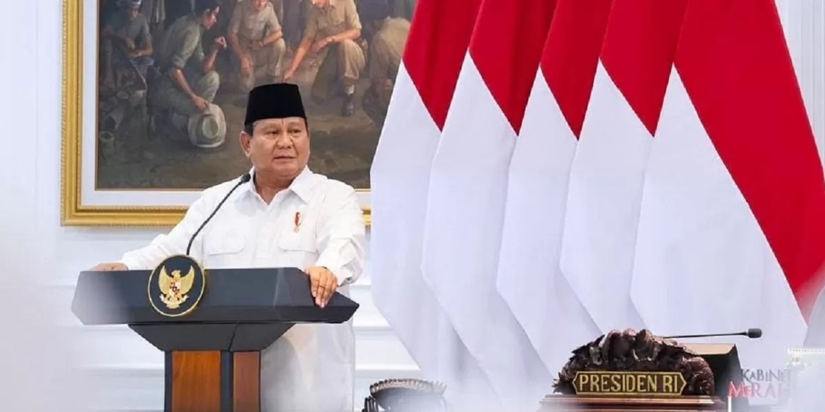 Momen pernyataan Presiden terkait investigasi kasus Andrie Yunus yang menjadi perhatian media nasional. (Dok. Instagram @prabowo)