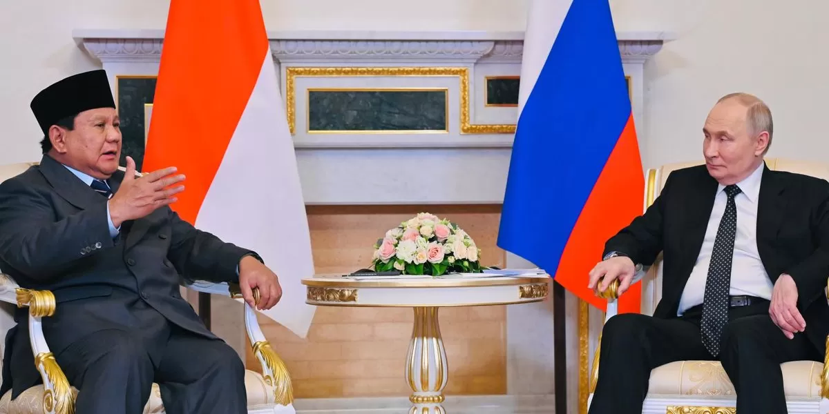 Bertemu Vladimir Putin, Prabowo Bahas Pasokan Minyak. (Bakom RI)