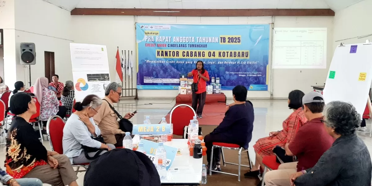 Lokakarya Pra RAT, Kegiatan wJib bersama anggotasebwlum RAT ( Foto: GS Purwanto)