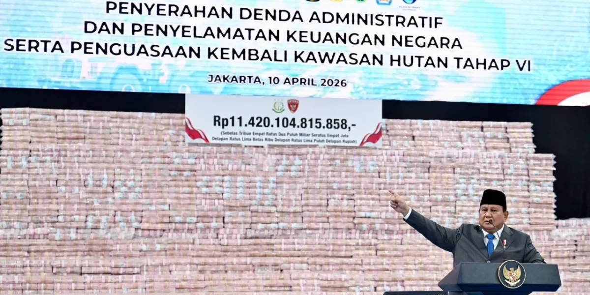 Presiden Prabowo: total uang tunai yang berhasil kita selamatkan sampai hari ini adalah Rp31,3 triliun. Foto: BPMI Setperes.