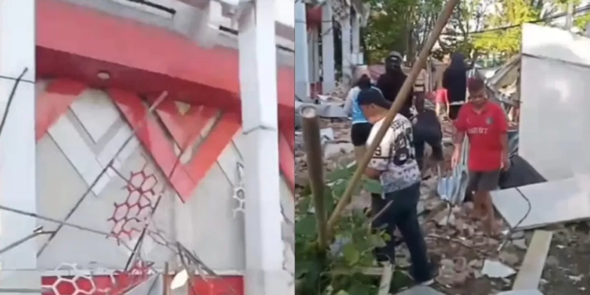 Menyoroti insiden gempa bermagnitudo 7,6 yang mengguncang wilayah Maluku Utara hingga Sulawesi Utara, pada Kamis, 2 April 2026. (Instagram.com/@undercover.id)