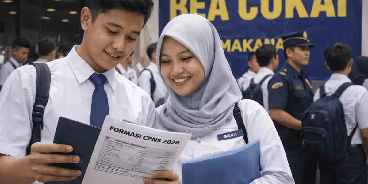 CPNS 2026 Bea Cukai buka peluang untuk lulusan SMA, formasi langka siap direkrut Mei mendatang. (Treeya Dewi Kania/Sewaktu.com)