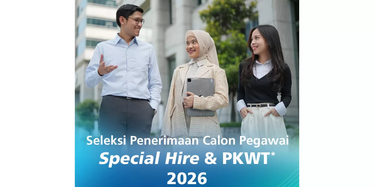 Tangkap layar flayar pengumuman Seleksi Penerimaan Calon Pegawai Special Hire dan PKWT Bank Indonesia 2026 (www.bi.go.id)