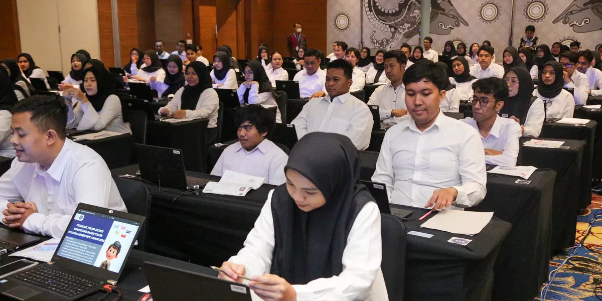Tes Seleksi Kompetensi Dasar (SKD) Calon Pegawai Negeri Sipil (CPNS) 2024 di Yogyakarta. (menpan.go.id)