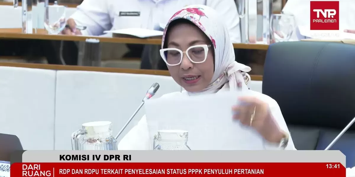 DPR bahas status PPPK penyuluh pertanian nasional (YouTube/@TVRPARLEMEN)