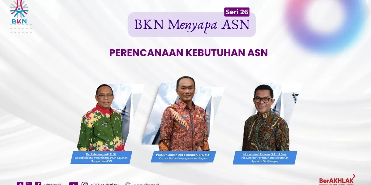 Forum BKN Menyapa bahas strategi perencanaan ASN nasional 2026 (YouTube/@BKNgoidofficial)