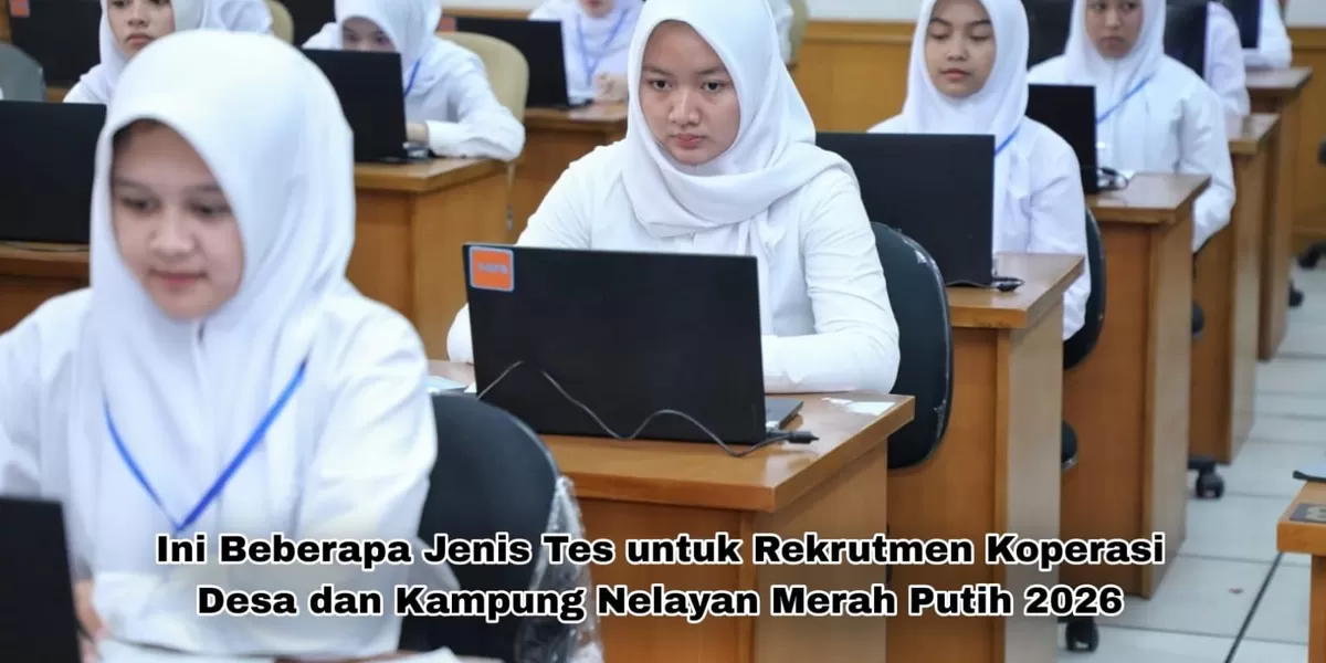 Perhatikan apa saja jenis tes Koperasi Desa dan Kampung Nelayan Merah Putih 2026 (menpan.go.id diedit dengan Picsart)