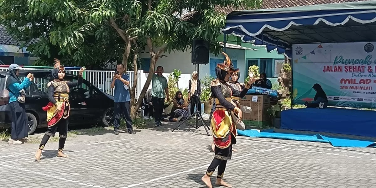 Contoh kegiatan yang dilaksanakan untuk memeriahkan milad ke-49 SMK Muhammadiyah Mlati. (Foto: Sulistyanto)
