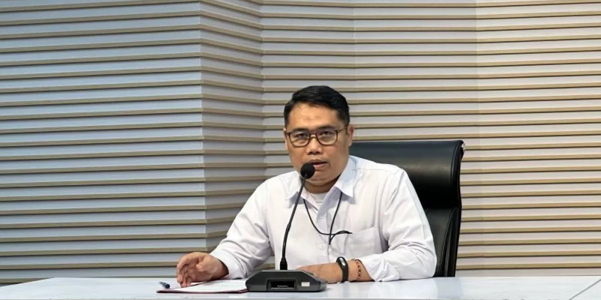 Deputi Penindakan dan Eksekusi Komisi Pemberantasan Korupsi Asep Guntur Rahayu memberikan keterangan di Gedung Merah Putih KPK, Jakarta, Kamis (12/3/2026).  (ANTARA/Rio Feisal)