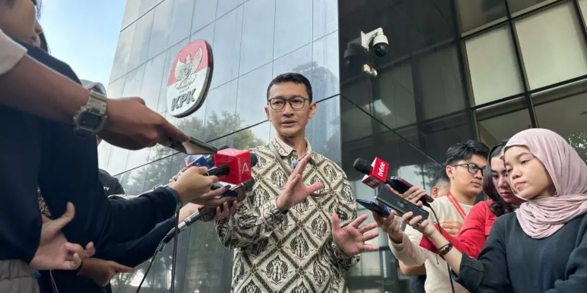 Juru Bicara Komisi Pemberantasan Korupsi Budi Prasetyo memberikan keterangan di Gedung Merah Putih KPK, Jakarta, Selasa (17/3/2026).  (ANTARA/Rio Feisal)