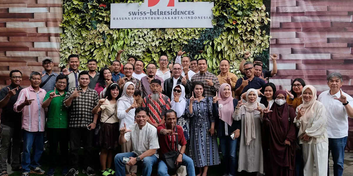 Alumni Universitas Janabadra saat menggelar Halalbihalal Nasional.  (Dok)