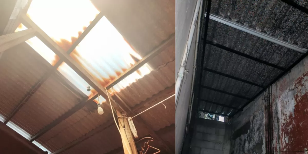 Penggantian atap rumah dalam program Ganti Atap Rumah Wartawan yang merupakan kolaborasi Promedia Group dengan PT SKI. (Doc. Promedia)