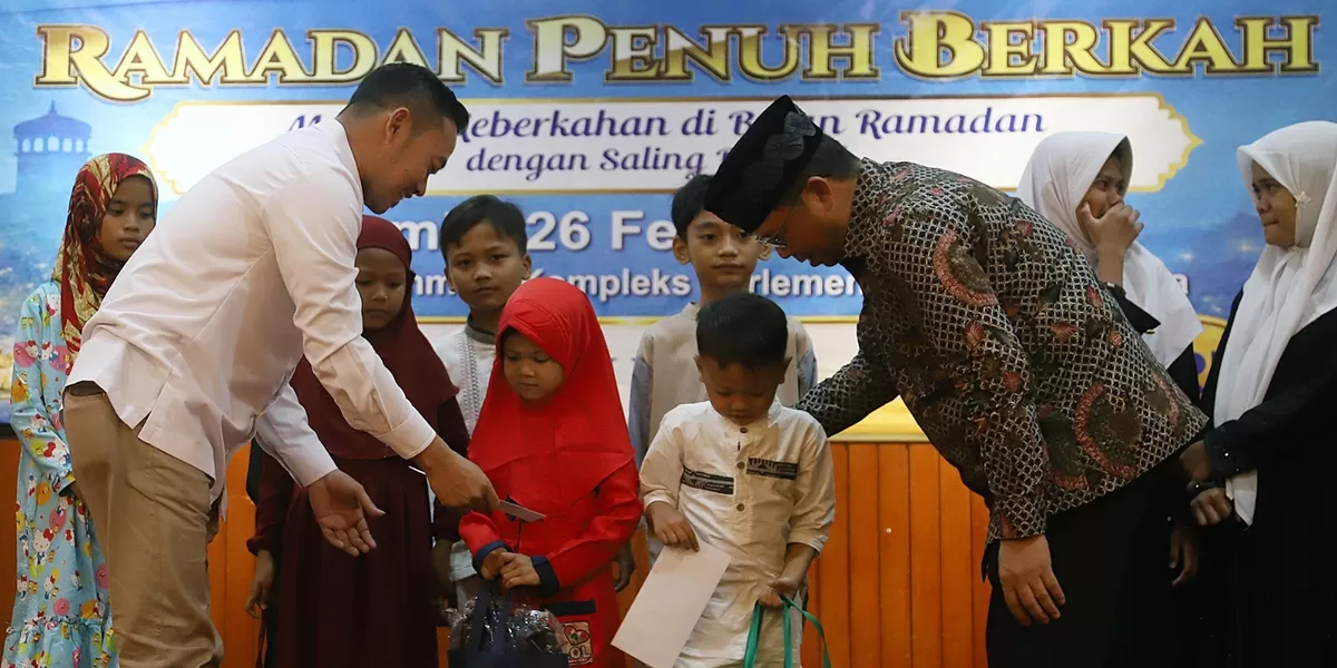 Koordinatoriat Wartawan Parlemen (KWP) bekerja sama dengan Biro Pemberitaan DPR RI menggelar santunan dan buka puasa bersama. (Ist)