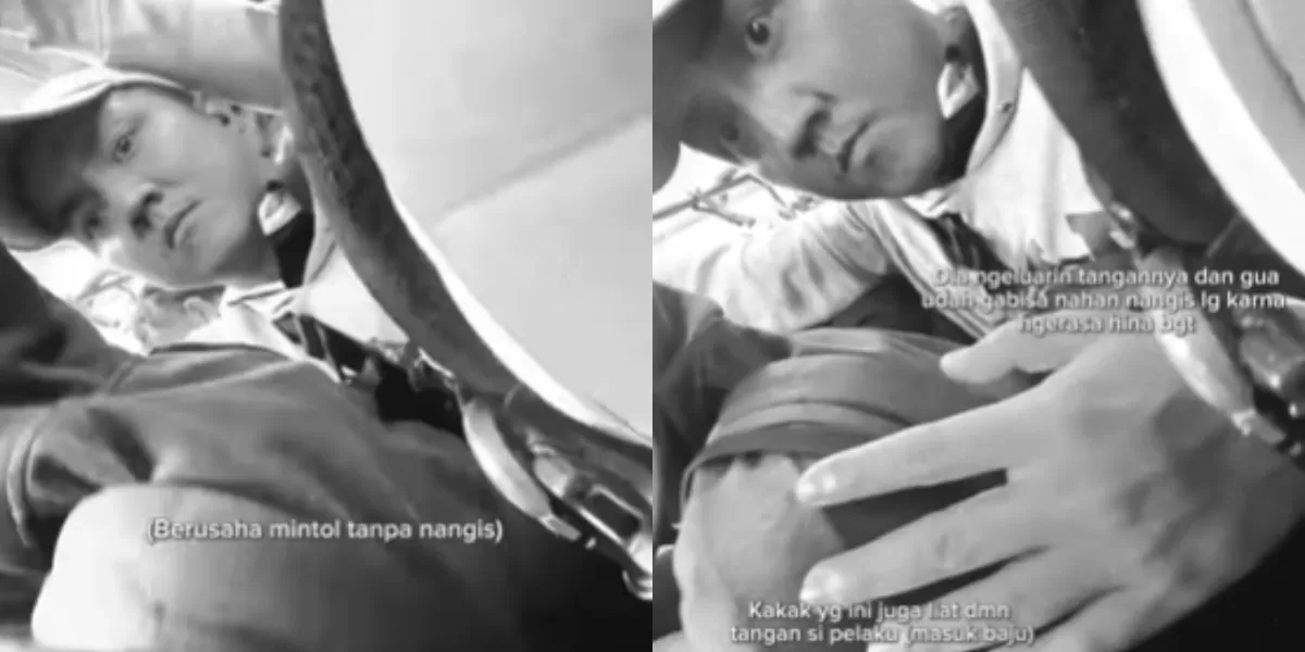 Menyoroti insiden viral dugaan pelecehan seksual terhadap seorang wanita yang terjadi di KRL Bogor-Manggarai. (Instagram.com/@inanisaaaa_)