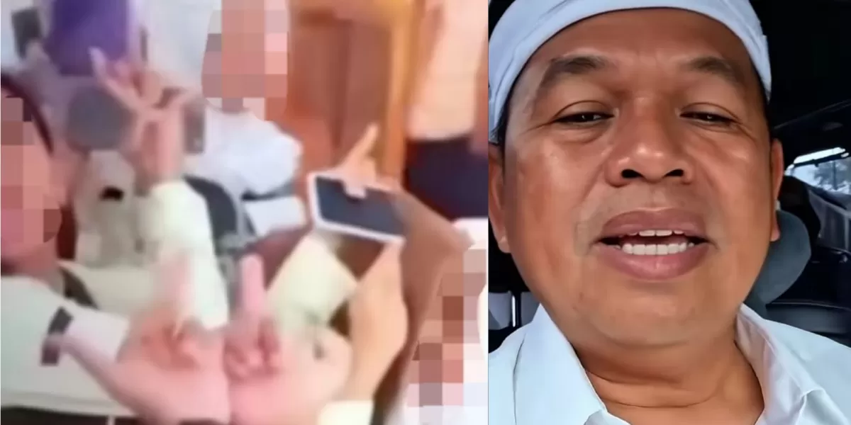 Sikap siswa SMAN 1 Purwakarta viral di media sosial usai dinilai tidak sopan dan tidak menghargai guru. (Instagram/dedimulyadi71)