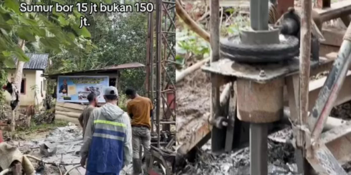 Menyoroti biaya pembuatan sumur bor untuk korban bencana di Sumatera yang disebut mencapai Rp150 juta hingga tuai sorotan publik di medsos.  (Instagram.com/@undercover.id)