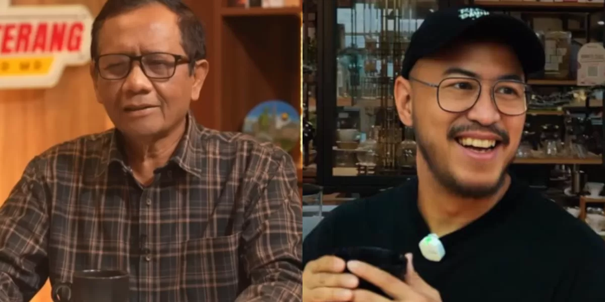 Mahfud MD soroti pernyataan Pandji Pragiwaksono yang menyebut Gibran mengantuk di show Mens Rea. (YouTube/Mahfud MD - Instagram/pandji.pragiwaksono) (YouTube/Mahfud MD - Instagram/pandji.pragiwaksono)