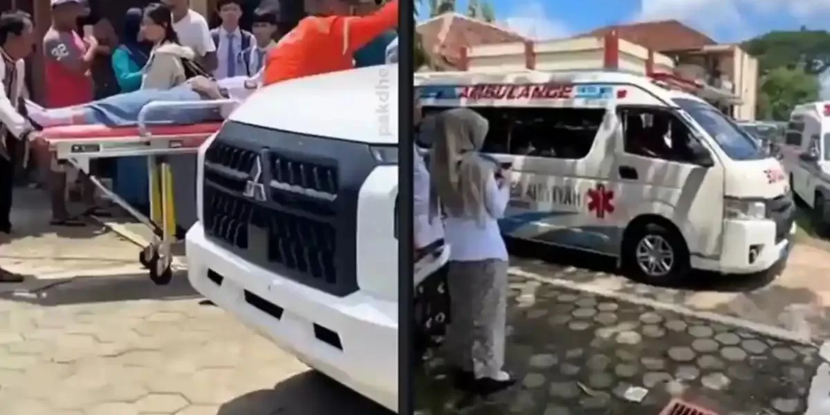 Puluhan Ambulan Dilaporkan Bolak-balik ke SMAN 2 Kudus, 118 Siswa Diduga Keracunan usai Santap MBG - WartaPesona.com (Tribun Batam - Tribunnews.com)