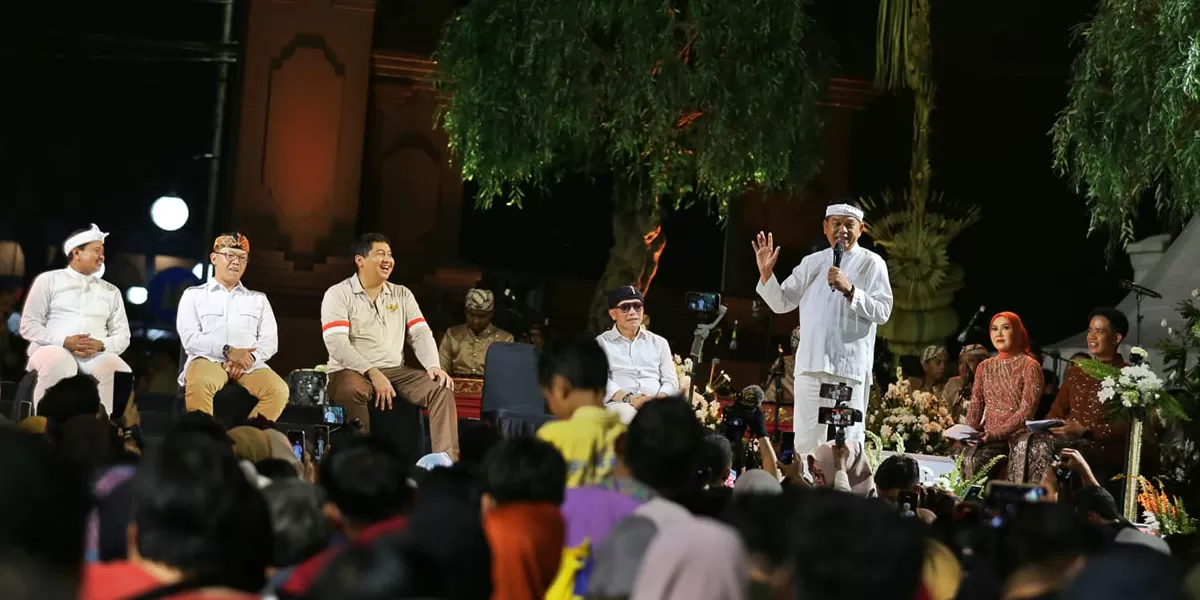 Agenda deklarasi Bupati Sumedang, Dony Ahmad Munir bergabung dengan Partai Gerindra dihadiri Gubernur Jawa Barat, Dedi Mulyadi.   (Dok. Gerindra)