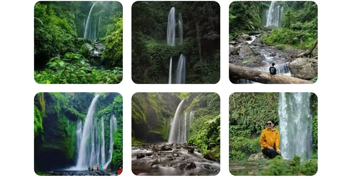 Wisata Air Terjun Sendang Gile di Lombok Utara menjadi destinasi favorit dengan panorama alam indah di kawasan Gunung Rinjani. (Tangkapan layar google map)