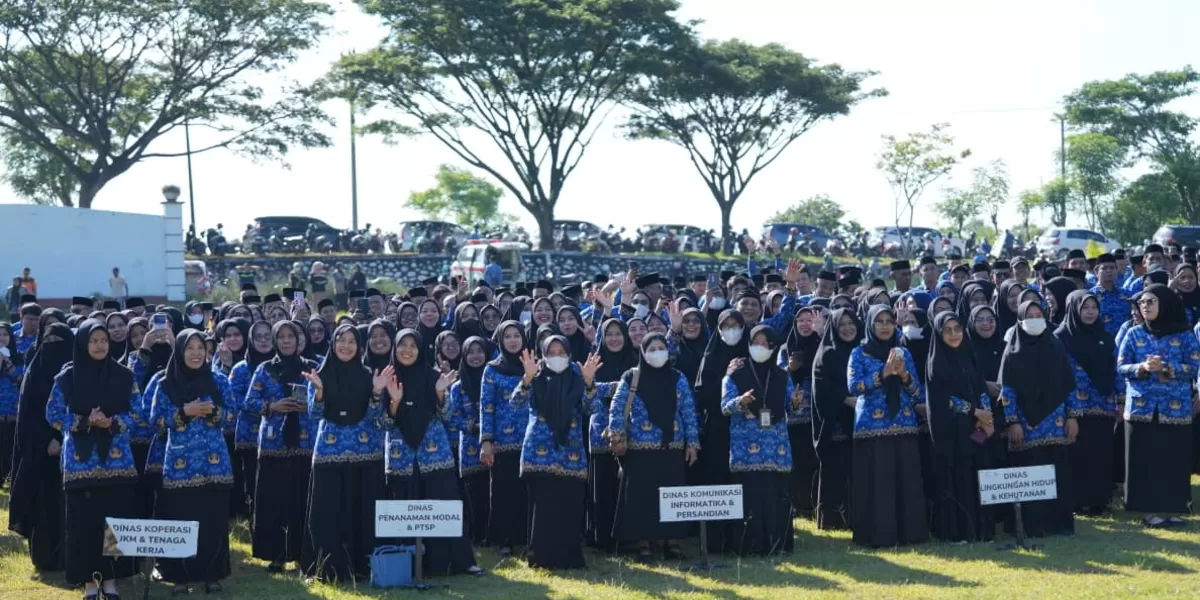 ASN Sinjai mengikuti upacara Hari Kesadaran Nasional (HKN) 2026.