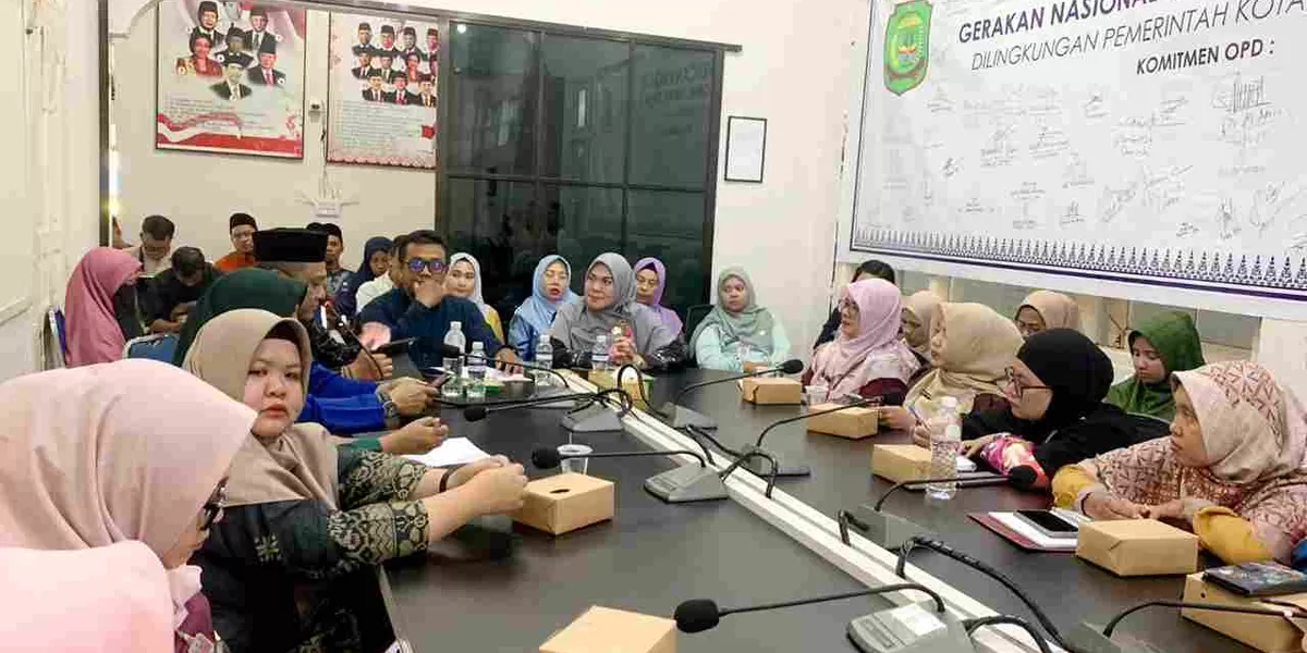 Rapat persiapan Lomba Bertutur tingkat SD/MI tahun 2026 se Kota Tanjungpinang. (Foto:Diskominfo Tanjungpinang)