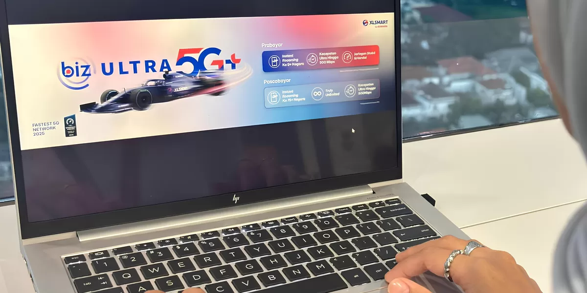 PT XLSMART Telecom Sejahtera Tbk (XLSMART) melalui XLSMART for Business resmi meluncurkan paket internet BIZ Ultra 5G+ sejak 4 Maret 2026. (Wilhelmus Triputra)