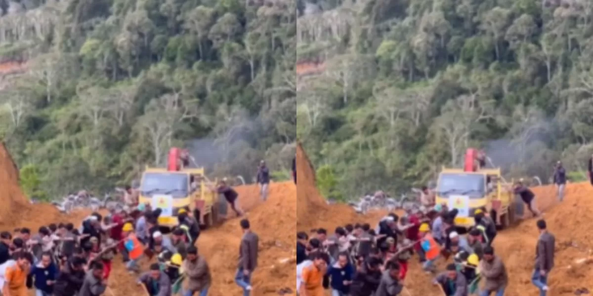 Menyoroti viralnya warga Aceh menarik mobil PLN melewati jalan berlumpur akibat bencana banjir bandang. (Instagram.com/@girlstorychat)