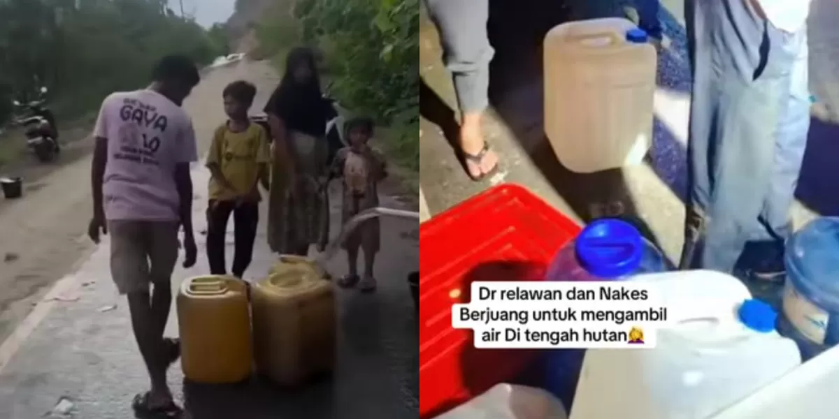 Warga Samar Kilang, Syiah Utama di Bener Meriah yang masih kesulitan air bersih. (Instagram/keber_samar__kilang)